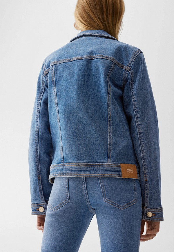 Куртка для девочки джинсовая Mango Kids 47021501 Фото 3