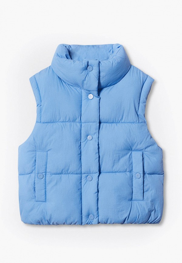

Жилет утепленный Mango Kids, Голубой, MINI
