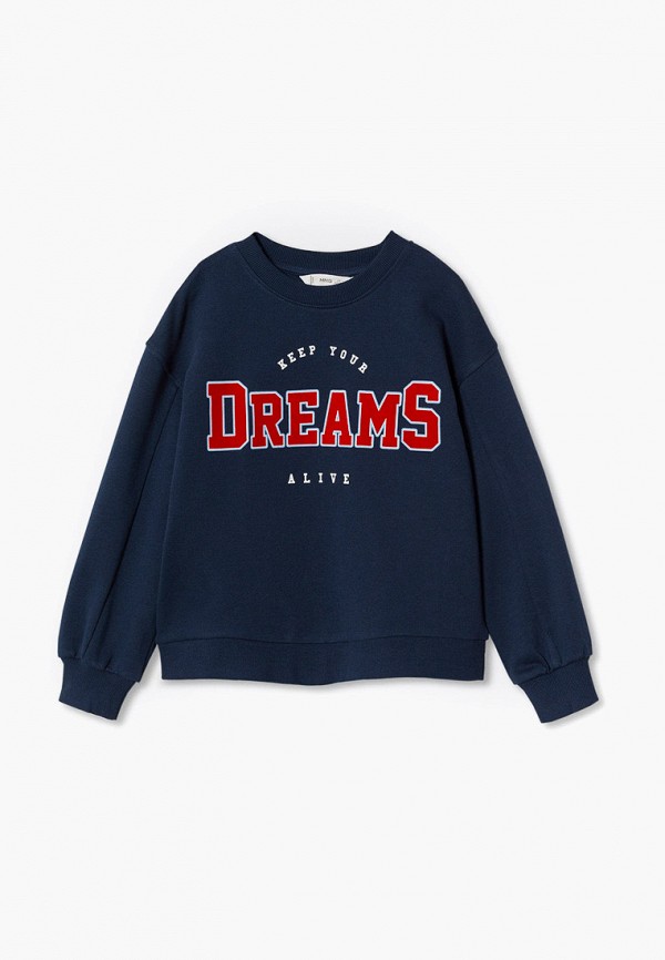 

Свитшот Mango Kids, Синий, DREAMS