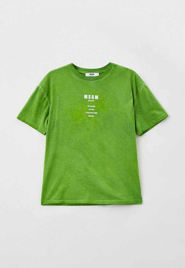 

Футболка MSGM Kids, Зеленый