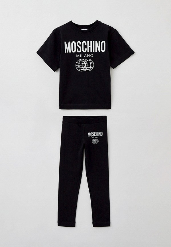 

Футболка и леггинсы Moschino Kid, Черный