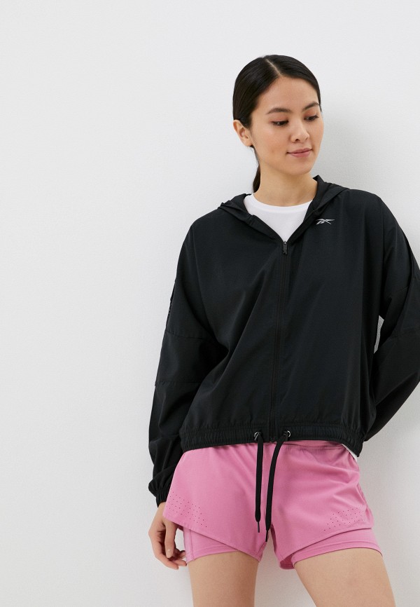 

Ветровка Reebok, Черный, Run Woven Jacket