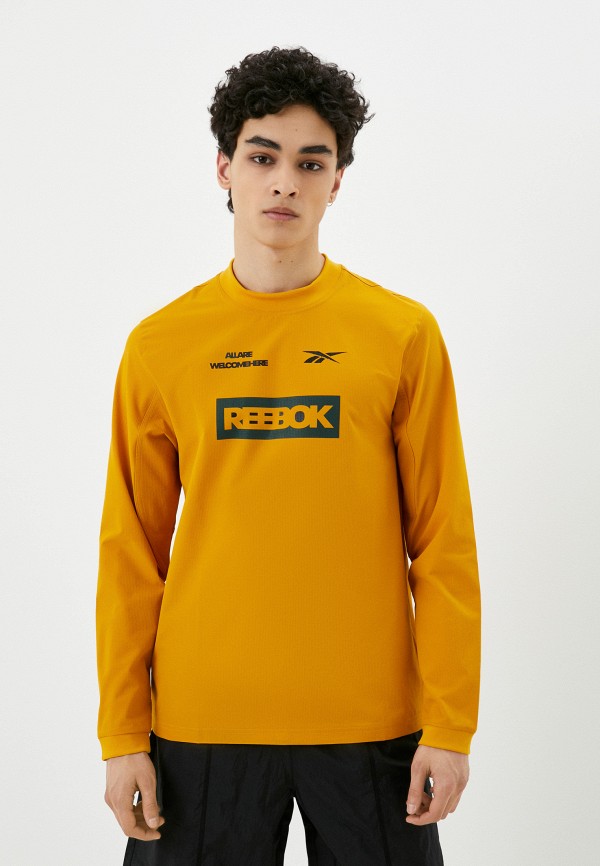 

Лонгслив спортивный Reebok, Желтый, TS Graphene LS Midl