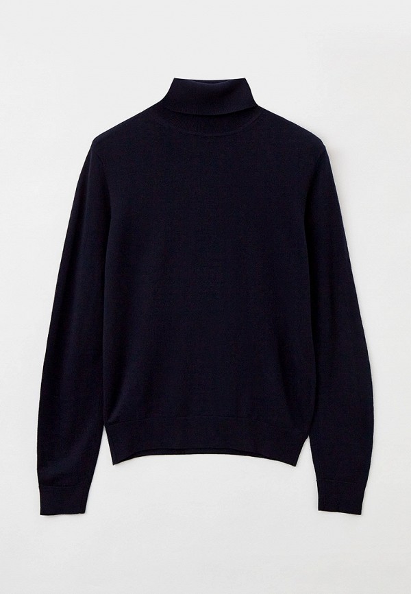 

Водолазка UNIQLO, Синий, из экстратонкой мериносовой шерсти
