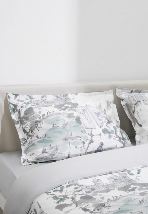 фото Постельное белье евро trussardi