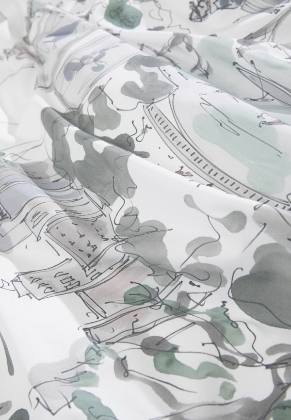 фото Постельное белье евро trussardi