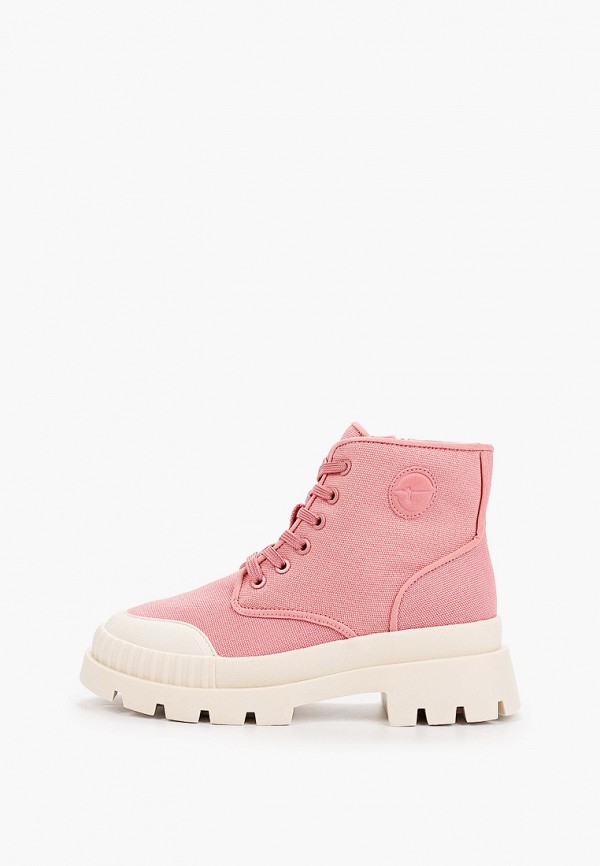 Ботинки Tamaris розового цвета