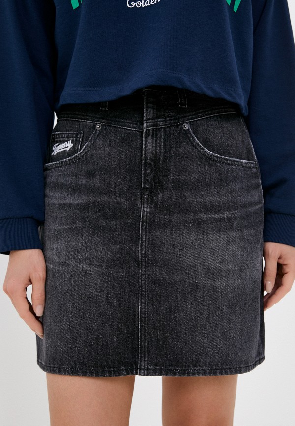 

Юбка джинсовая Tommy Jeans, Серый
