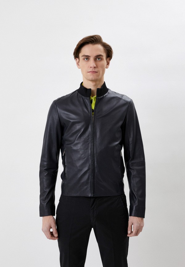 

Куртка кожаная Bikkembergs, Черный