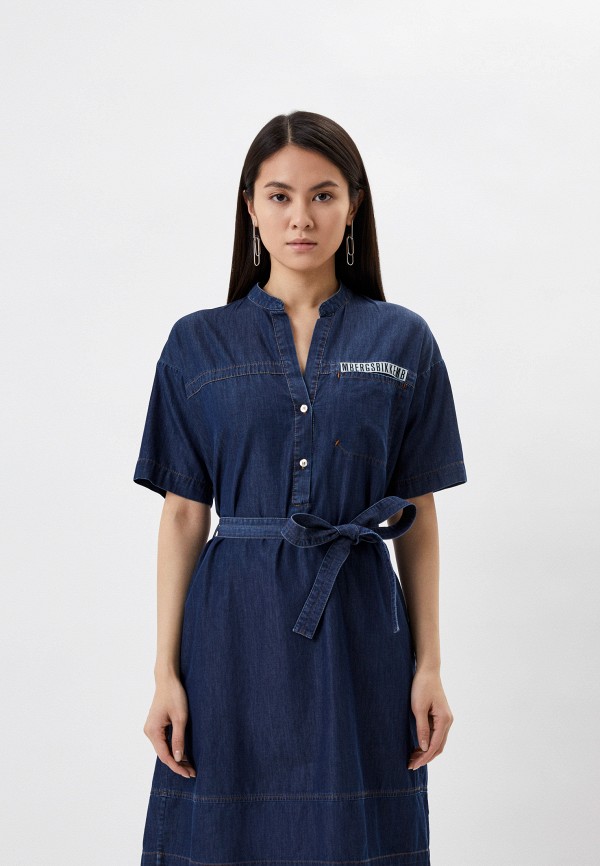 

Платье джинсовое Bikkembergs, Синий
