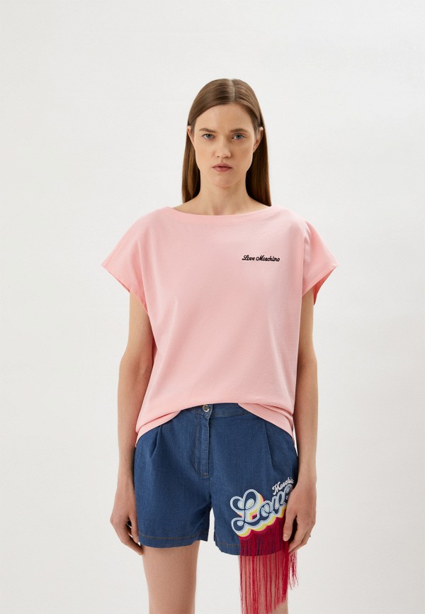 

Футболка Love Moschino, Розовый