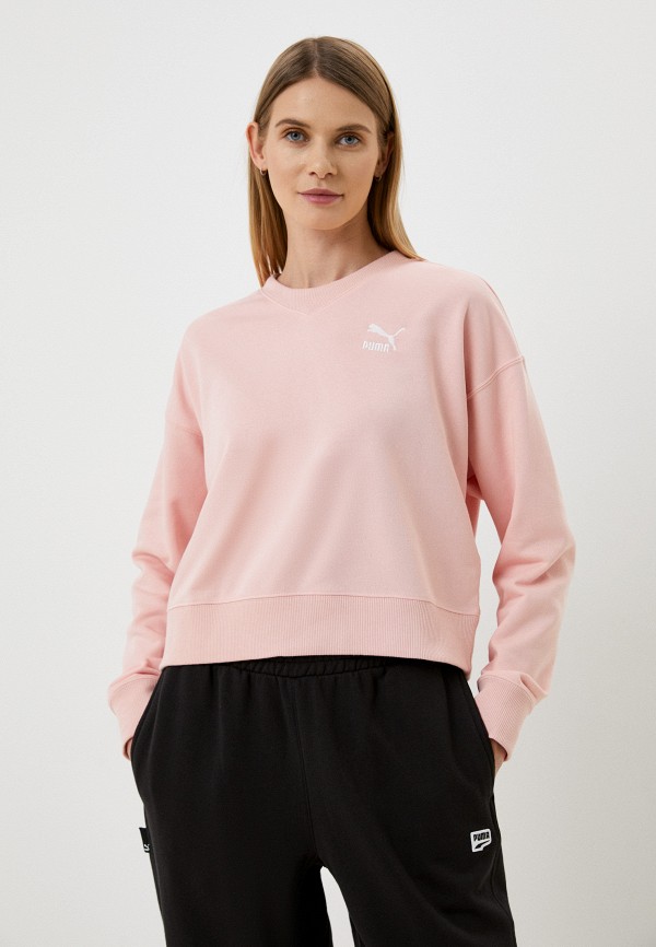 

Свитшот PUMA, Розовый, CLASSICS Crew TR Rose Dust