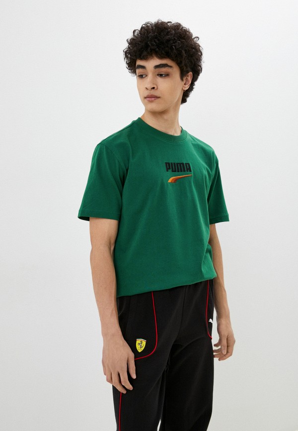 

Футболка PUMA, Зеленый, DOWNTOWN Logo Tee Vine