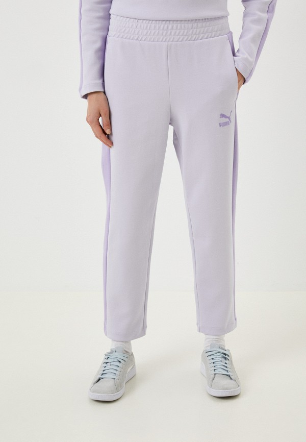 

Брюки спортивные PUMA, Фиолетовый, T7 High Waist Pants Spring Lavender