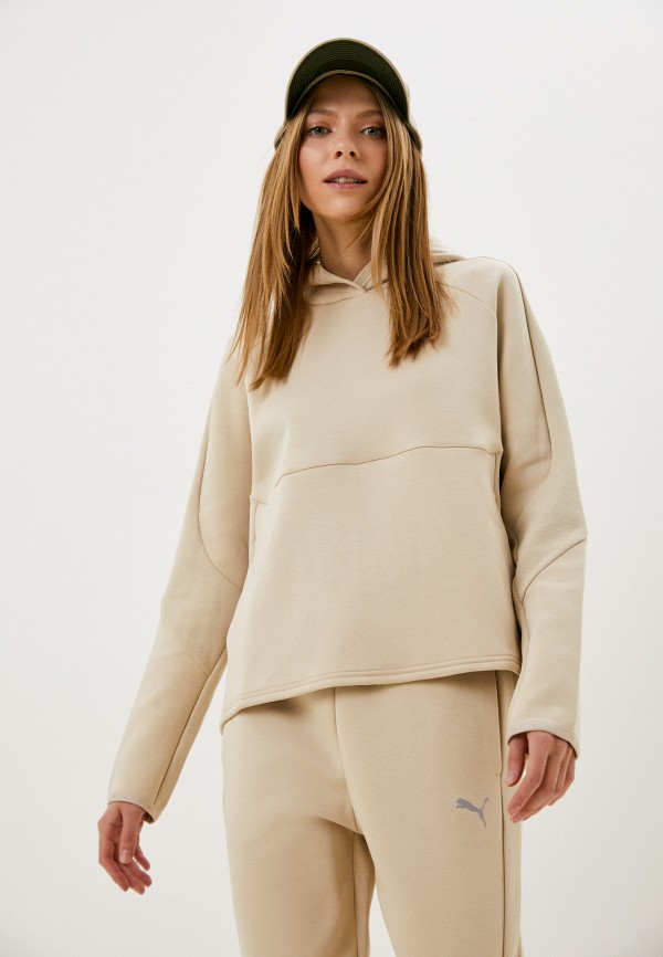 

Худи PUMA, Бежевый, EVOSTRIPE Hoodie Granola