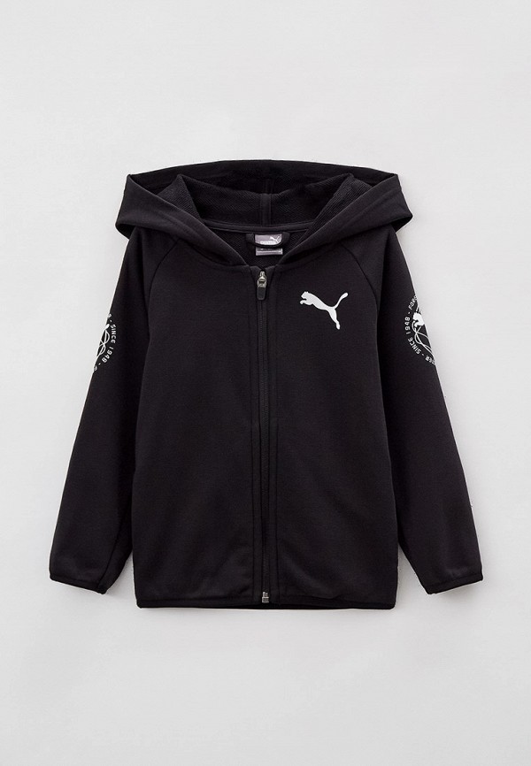 

Толстовка PUMA, Черный, ACTIVE SPORTS Full-Zip Hoodie TR B PUMA