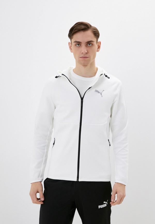 

Толстовка PUMA, Белый, EVOSTRIPE Full-Zip Hoodie DK PUMA White
