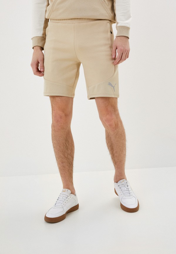 

Шорты спортивные PUMA, Бежевый, EVOSTRIPE Shorts 8" DK Granola