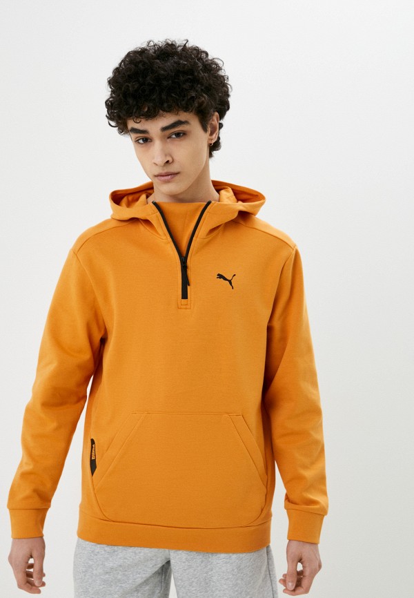 

Худи PUMA, Желтый, RAD/CAL Half-Zip DK Desert Clay
