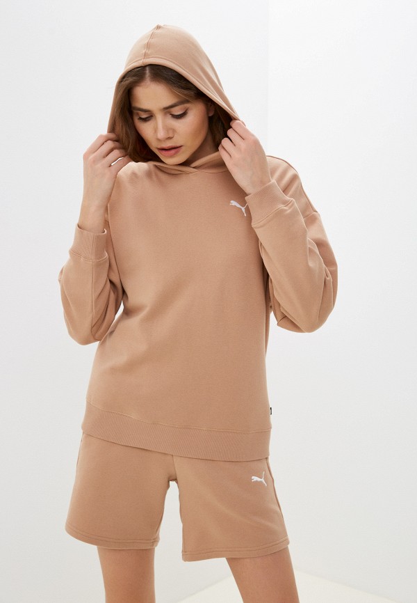 

Костюм спортивный PUMA, Коричневый, Loungewear Short Suit TR Dusty Tan