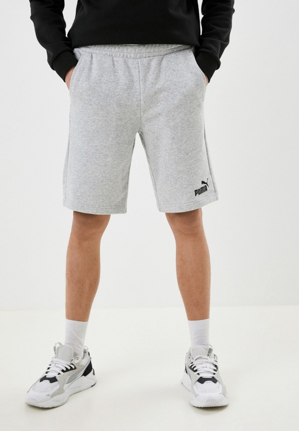 

Шорты спортивные PUMA, Серый, ESS ELEVATED Shorts 10" TR Light Gray He