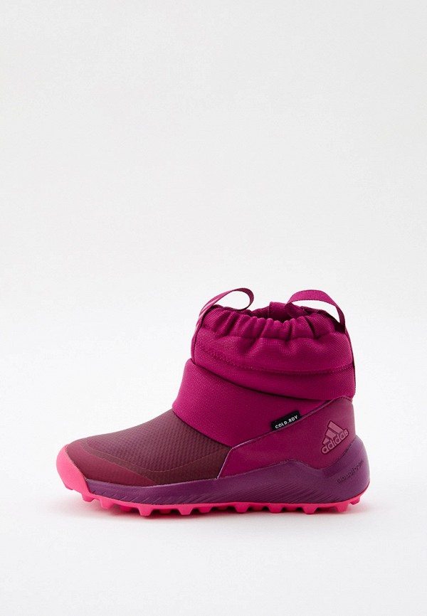 Дутики adidas бордового цвета
