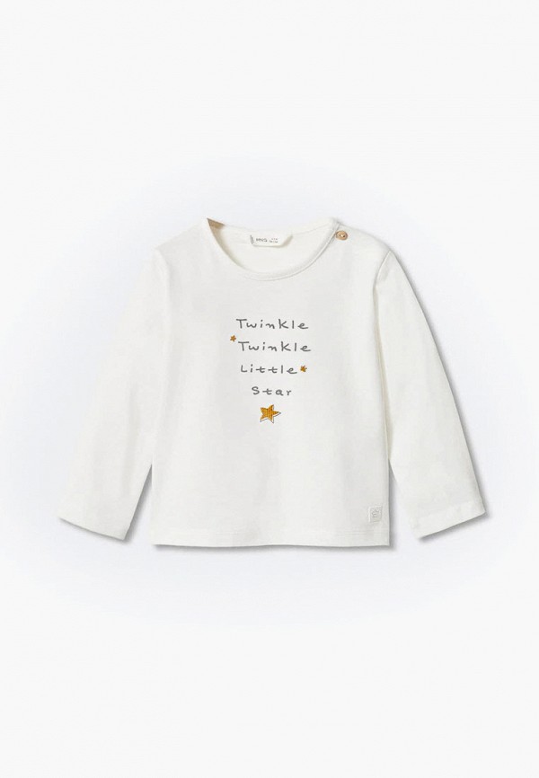 

Лонгслив Mango Kids, Белый, TWINKLE