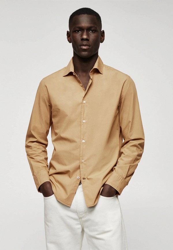 

Рубашка Mango Man, Коричневый, JARA
