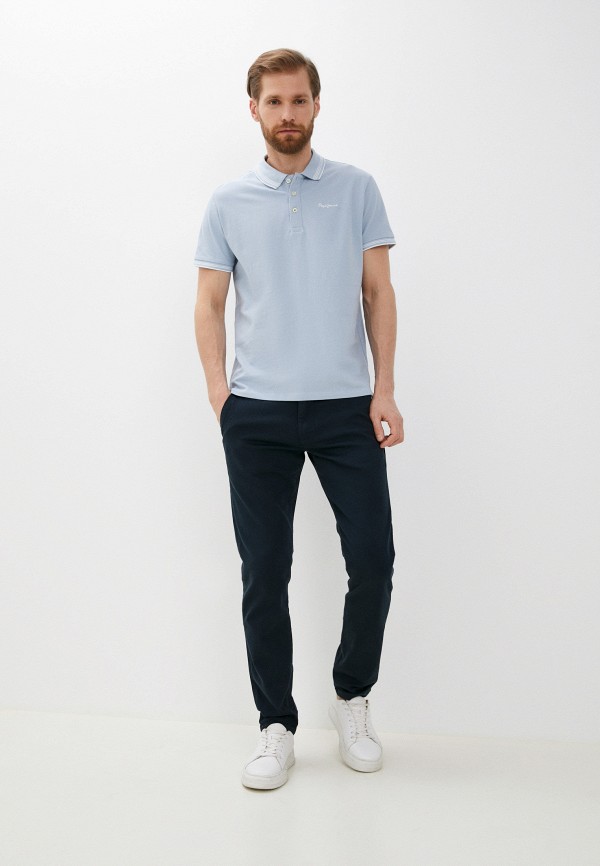 Брюки Pepe Jeans синий, размер 36, фото 2