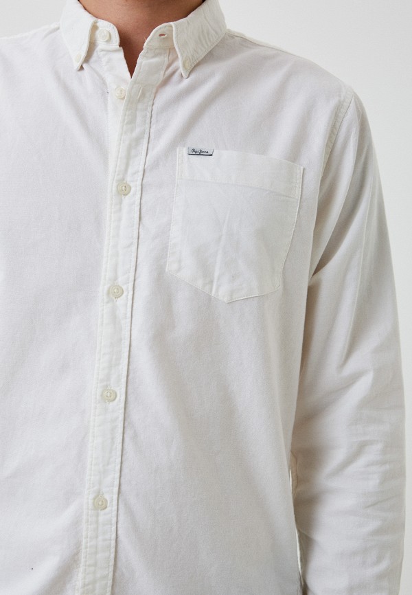 Рубашка Pepe Jeans бежевый, размер 54, фото 4