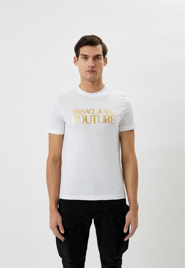 Футболка Versace Jeans Couture белого цвета