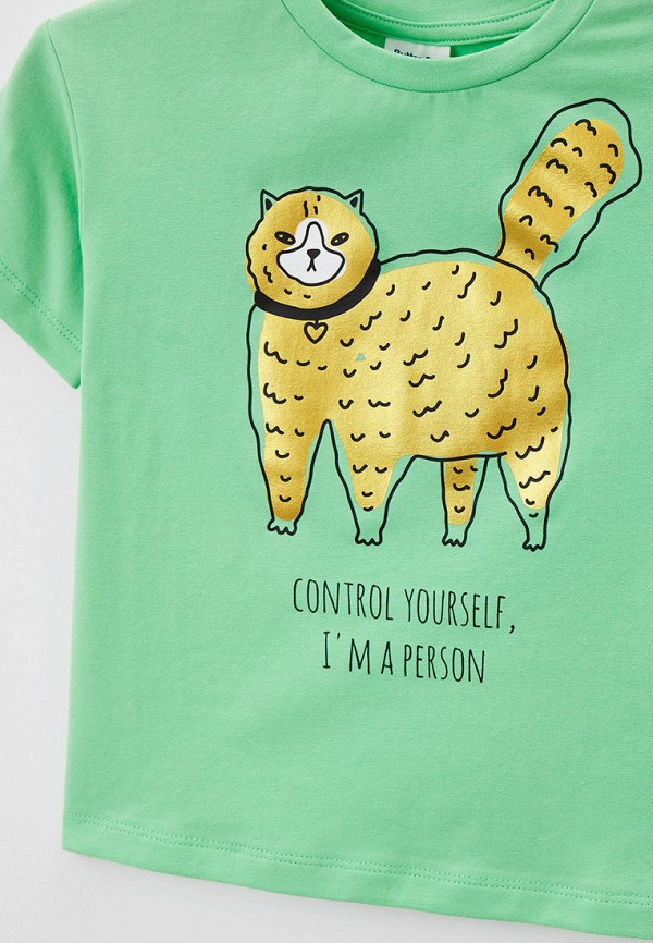 Футболка Button Blue зеленый, размер 110, фото 3