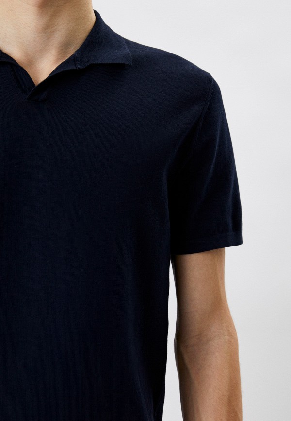 Поло Dondup синий, размер 50, фото 4