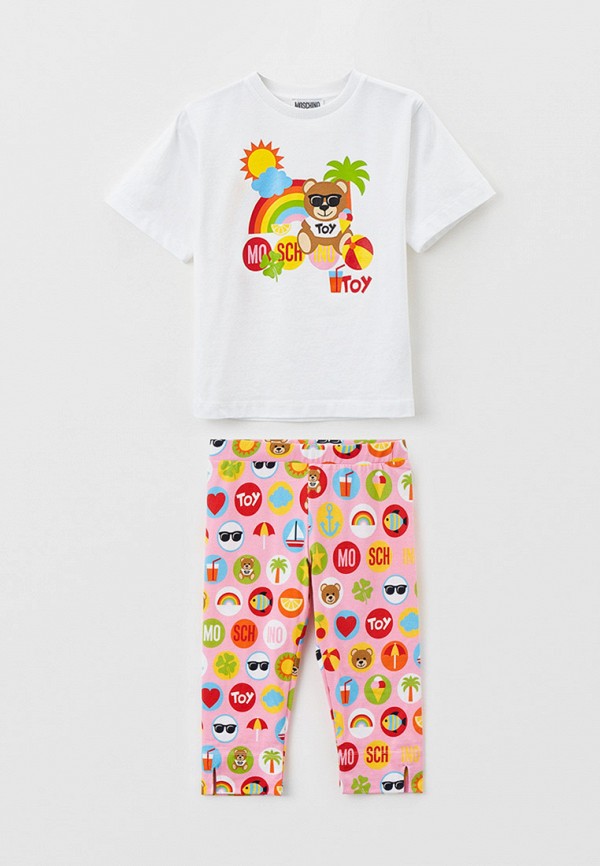 

Футболка и леггинсы Moschino Kid, Разноцветный