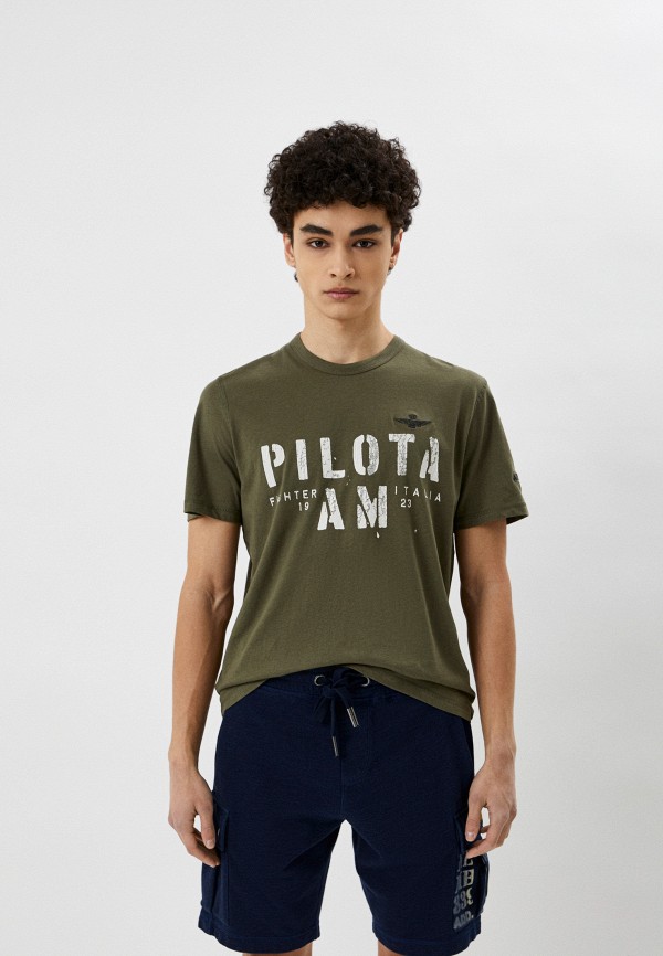 

Футболка Aeronautica Militare, Хаки