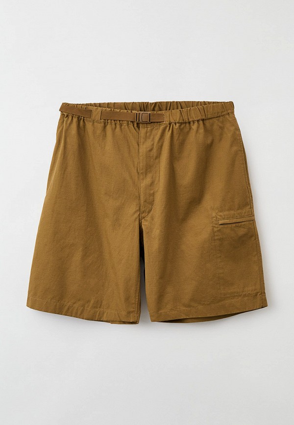 

Шорты UNIQLO, Коричневый, из хлопка и льна Uniqlo U