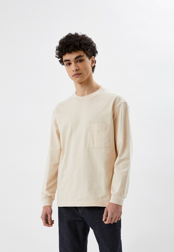 

Лонгслив UNIQLO, Бежевый, Uniqlo U