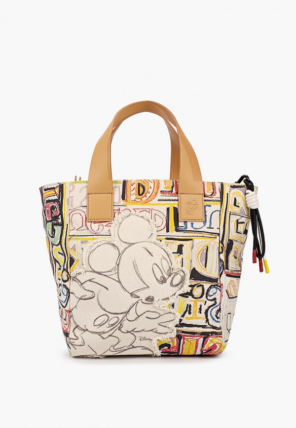 

Сумка и брелок Desigual, Бежевый