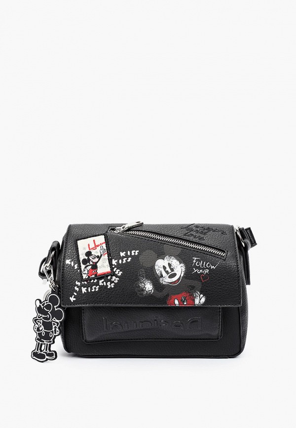 

Сумка и брелок Desigual, Черный, MICKEY