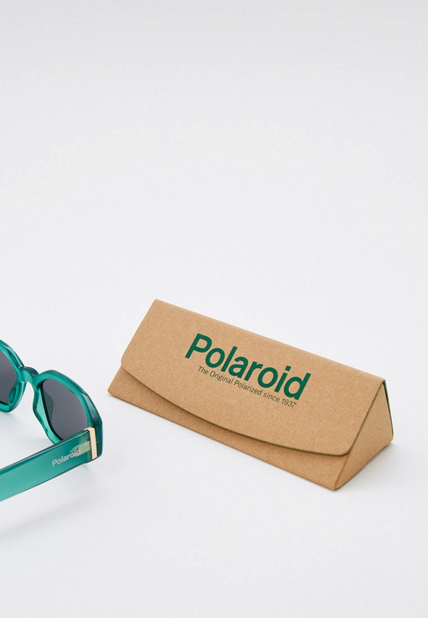 Очки солнцезащитные Polaroid зеленый, размер 55, фото 4