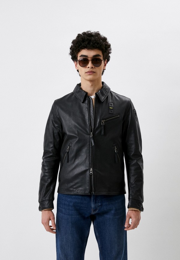 

Куртка кожаная Blauer USA, Черный