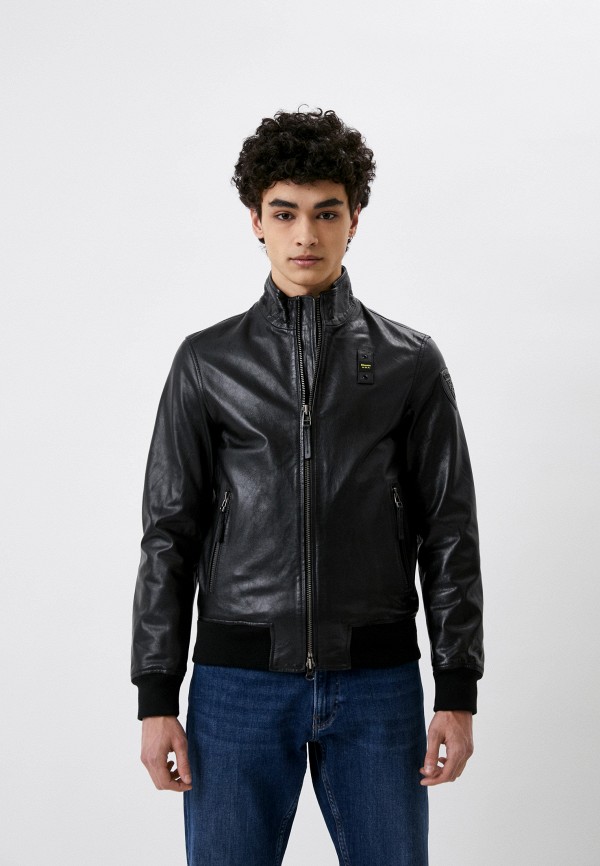 

Куртка кожаная Blauer USA, Черный