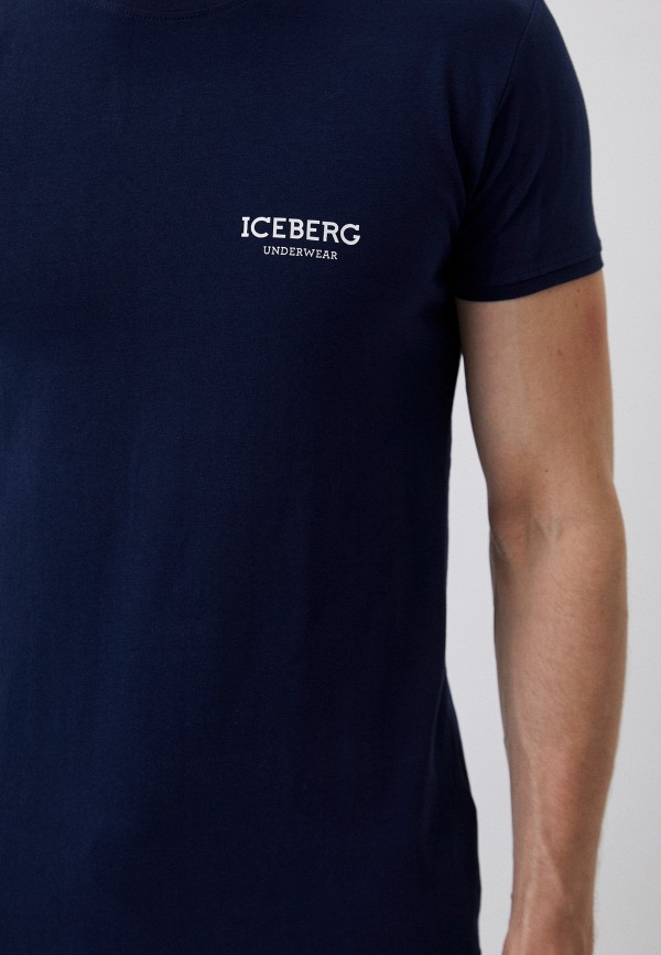Футболка Iceberg синий, размер 46, фото 4