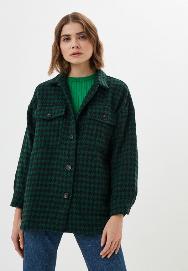 

Рубашка UnicoModa, Зеленый, Overshirt