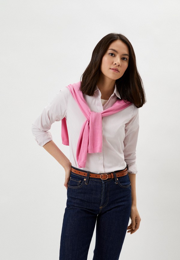 

Блуза UNIQLO, Розовый, из хлопка SUPIMA