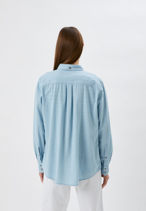 Рубашка Boss голубой, размер 50, фото 3