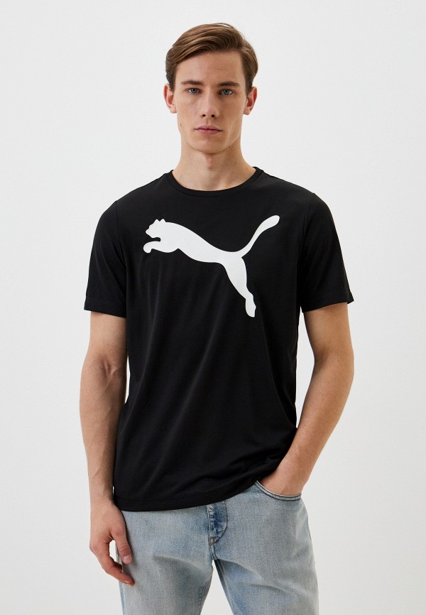 

Футболка спортивная PUMA, Черный, ACTIVE Big Logo Tee Puma Black