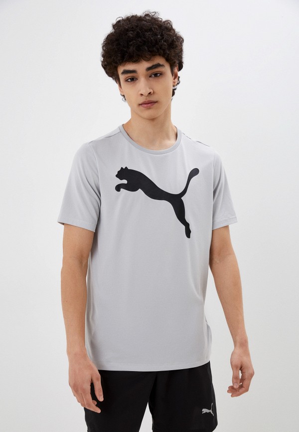 

Футболка PUMA, Серый, ACTIVE Big Logo Tee Gray Violet