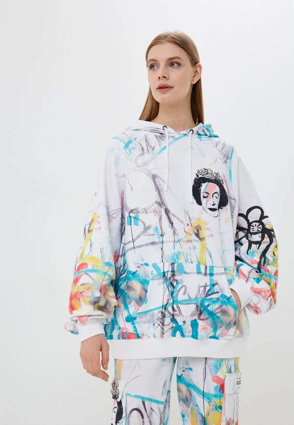 

Худи Guess Jeans, Белый, BANKSY CAPSULE