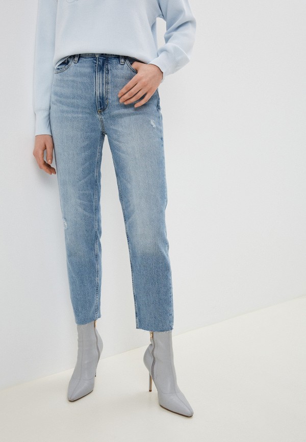 

Джинсы Guess, Голубой, MOM JEAN